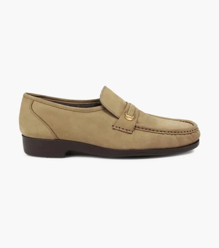 Men Riva Moc Toe Bit Loafer Sand Florsheim Florsheim Comfortech
