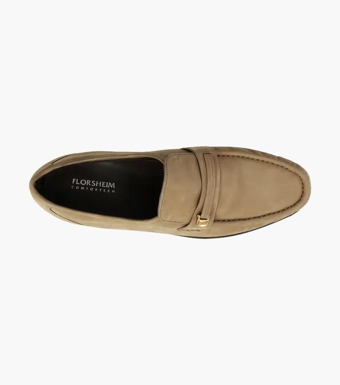 Men Riva Moc Toe Bit Loafer Sand Florsheim Florsheim Comfortech