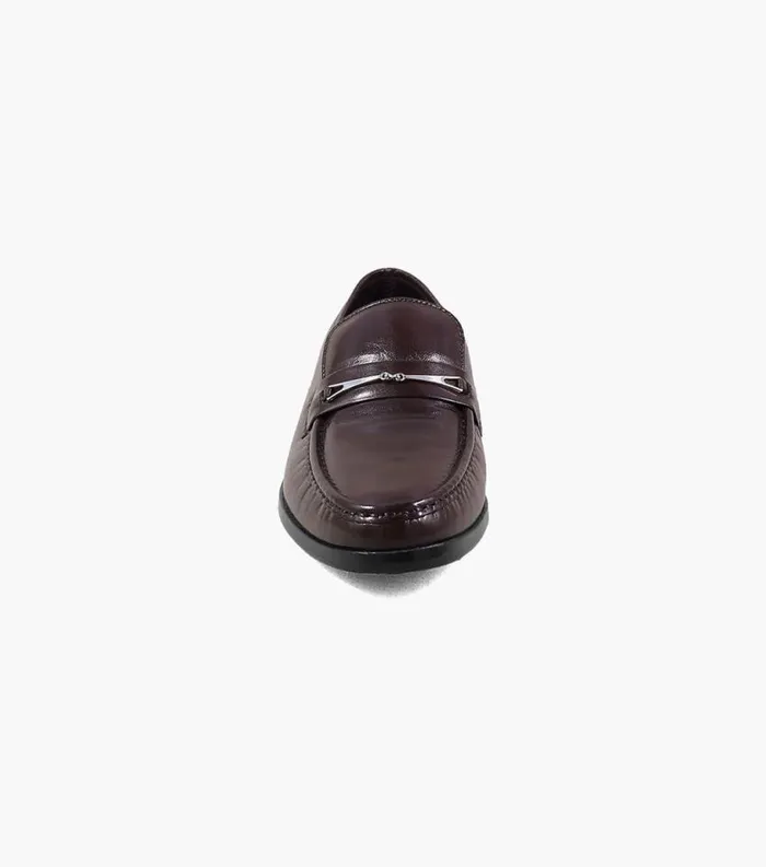 Men Rovito Moc Toe Bit Loafer Burgundy Florsheim Dress Shoes