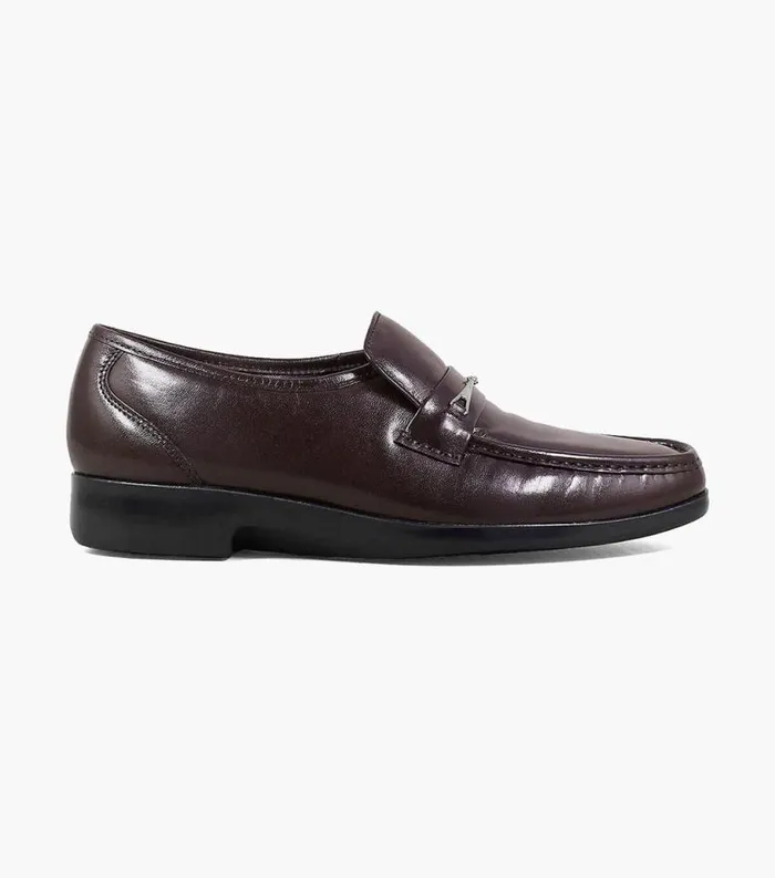 Men Rovito Moc Toe Bit Loafer Burgundy Florsheim Dress Shoes
