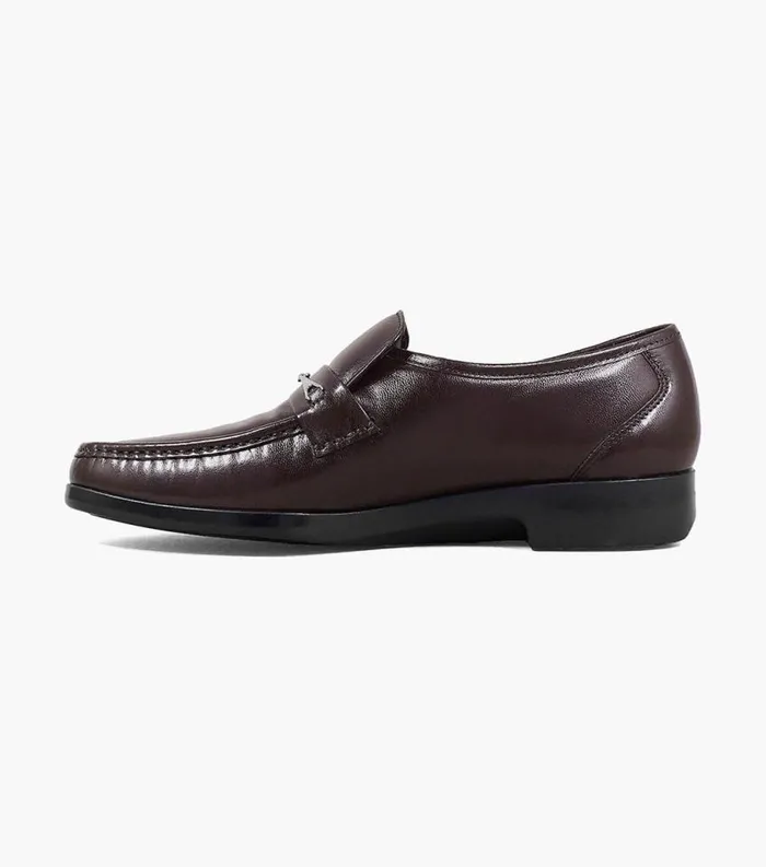 Men Rovito Moc Toe Bit Loafer Burgundy Florsheim Dress Shoes