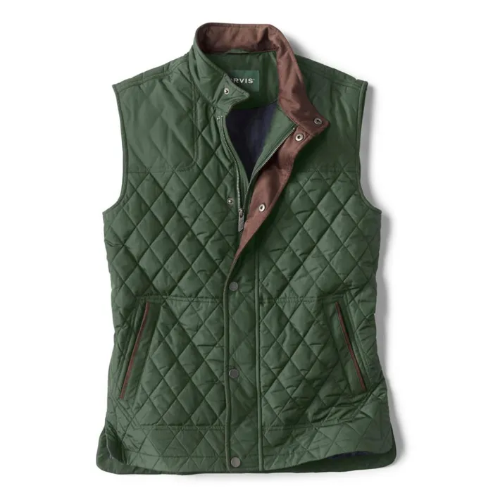 Men RT7 Quilted Vest Dark Pine Orvis Jackets