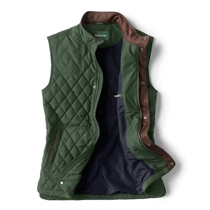 Men RT7 Quilted Vest Dark Pine Orvis Jackets
