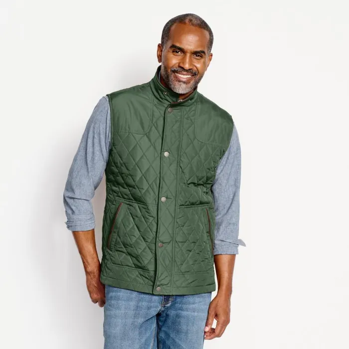 Men RT7 Quilted Vest Dark Pine Orvis Jackets