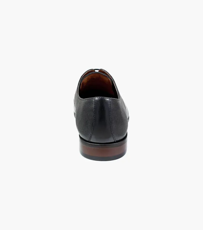 Men Scottsdale Plain Toe Oxford Black Florsheim Dress Shoes
