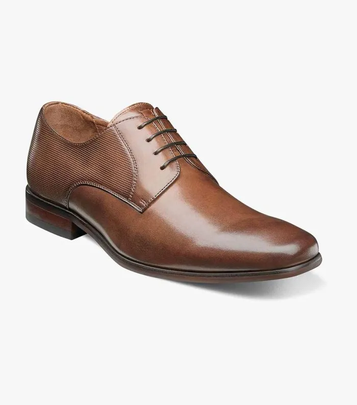Men Scottsdale Plain Toe Oxford Cognac Florsheim Dress Shoes