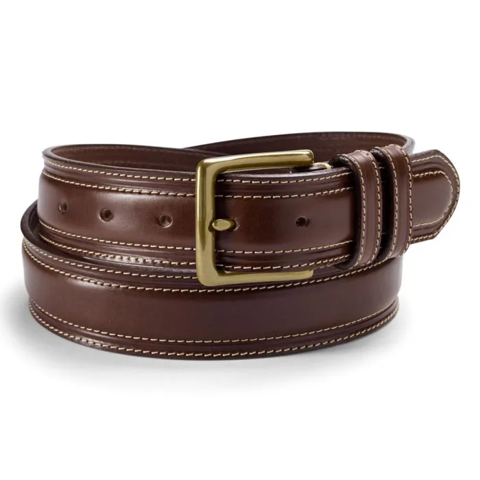 Men Sedgwick BridleLeather Belt Brown Orvis Belts
