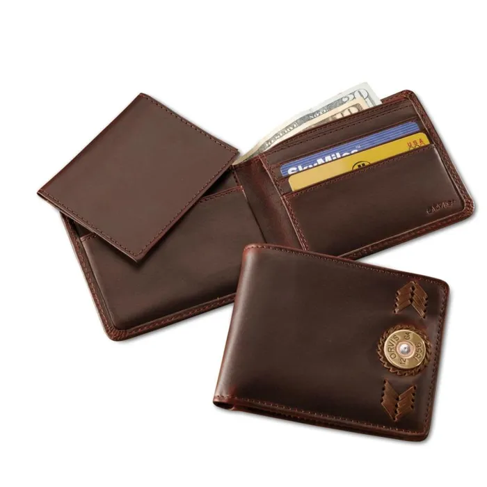 Men Shotshell Wallet Brown Orvis Wallets