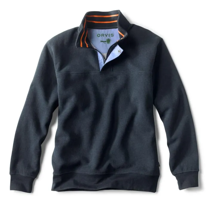 Men Signature QuarterZip Sweatshirt Dark Navy Orvis Sweatshirts