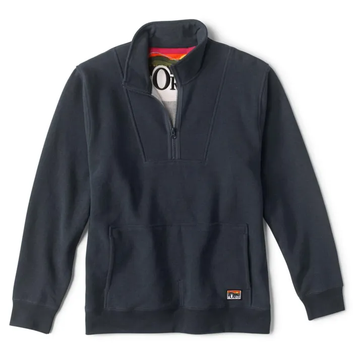 Men Signature Sport Sweatshirt Navy Orvis Sweatshirts