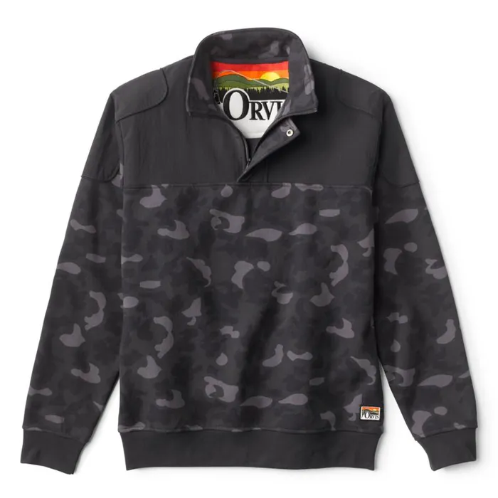 Men Signature Upton Sweatshirt Blackout Camo Orvis Sweatshirts