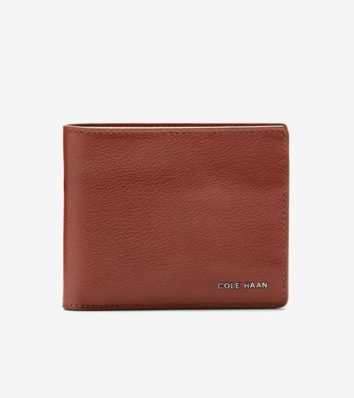 Men Slimfold With Valet Key Ring Tan Cole Haan Wallets