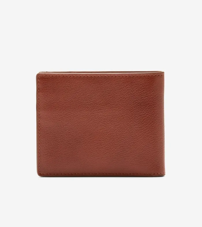 Men Slimfold With Valet Key Ring Tan Cole Haan Wallets