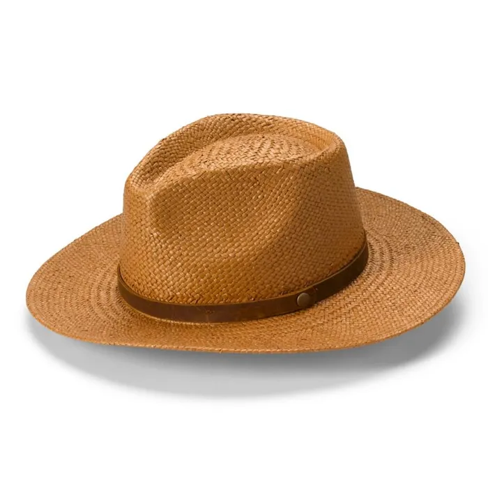 Men Snowy River Straw Hat Tobacco Orvis Hats