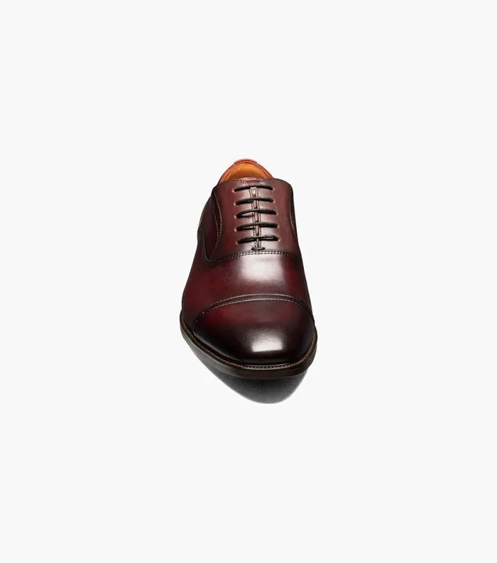 Men Sorrento Cap Toe Oxford Burgundy Florsheim Dress Shoes
