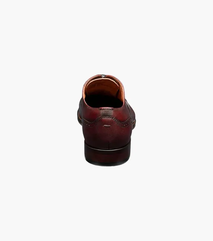 Men Sorrento Cap Toe Oxford Burgundy Florsheim Dress Shoes