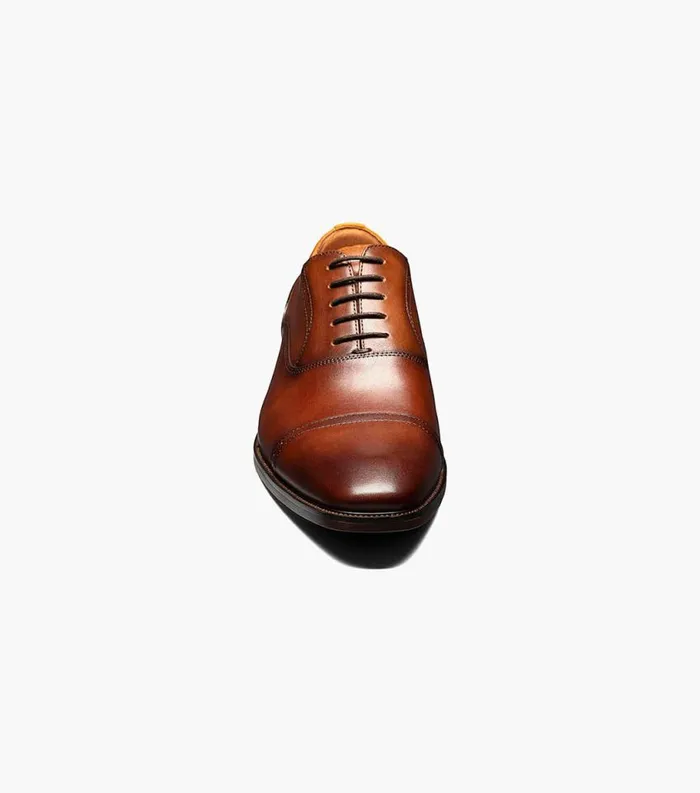 Men Sorrento Cap Toe Oxford Cognac Florsheim Dress Shoes