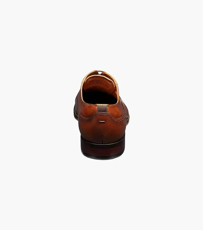 Men Sorrento Cap Toe Oxford Cognac Florsheim Dress Shoes