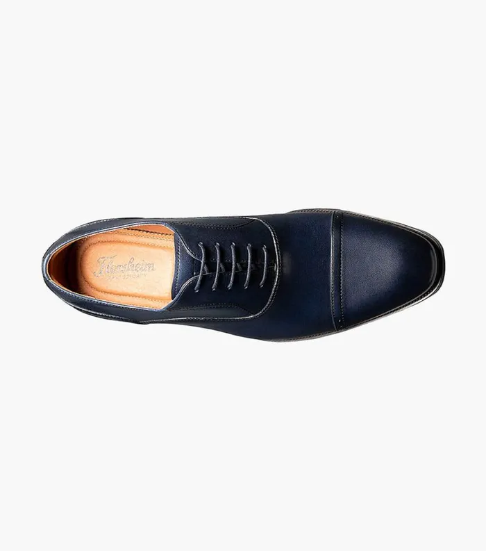 Men Sorrento Cap Toe Oxford Navy Florsheim Dress Shoes