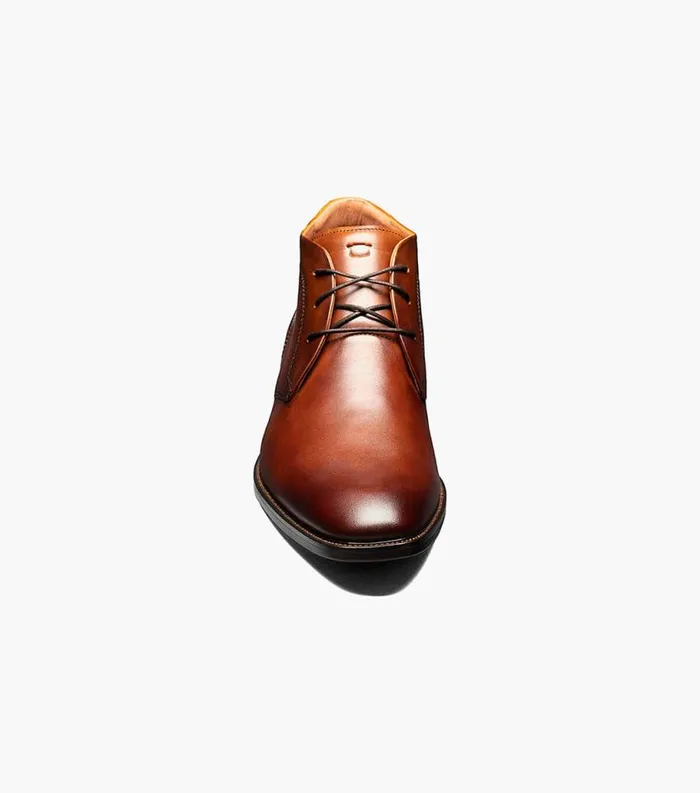 Men Sorrento Plain Toe Chukka Boot Cognac Florsheim Boots