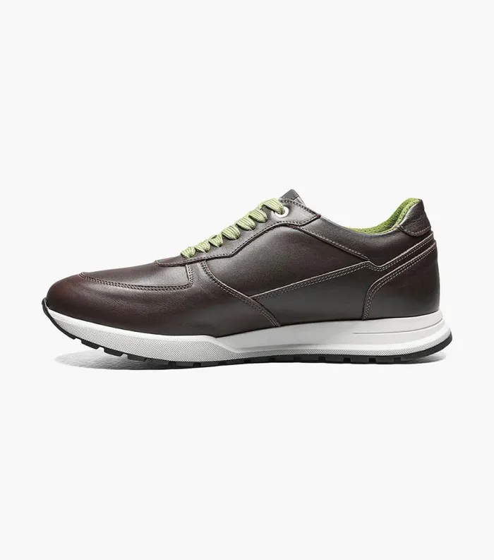 Men Space Moc Toe Lace Up Sneaker Brown Florsheim Casual Shoes