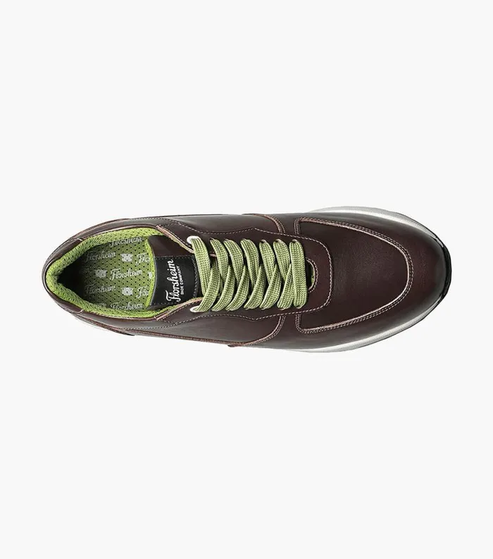 Men Space Moc Toe Lace Up Sneaker Brown Florsheim Casual Shoes