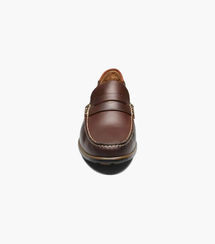 Men Sportster Moc Toe Penny Driver Brown Florsheim Casual Shoes
