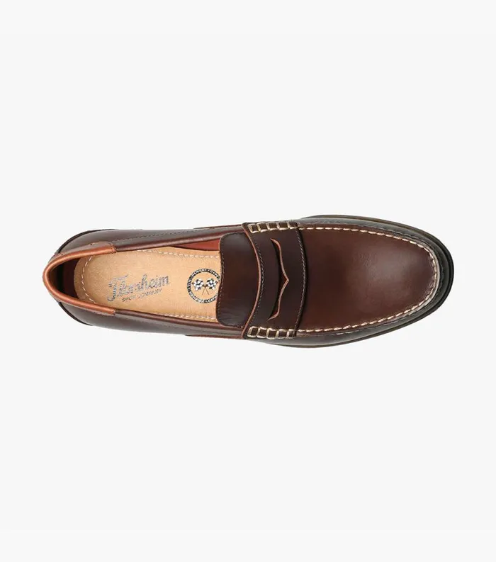 Men Sportster Moc Toe Penny Driver Brown Florsheim Casual Shoes