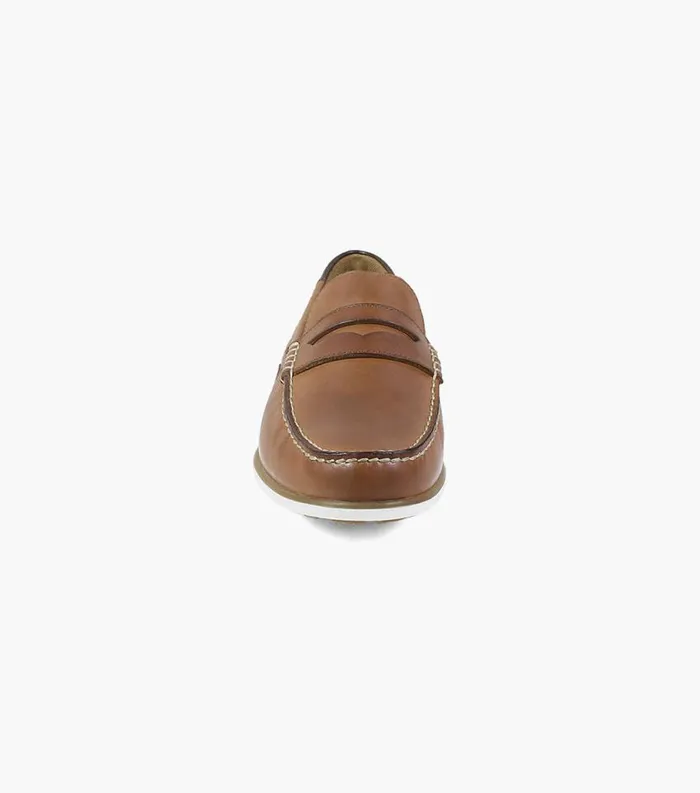 Men Sportster Moc Toe Penny Driver Cognac Florsheim Casual Shoes