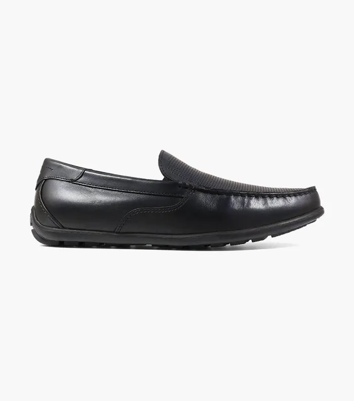 Men Sportster Moc Toe Venetian Driver Black Florsheim Casual Shoes