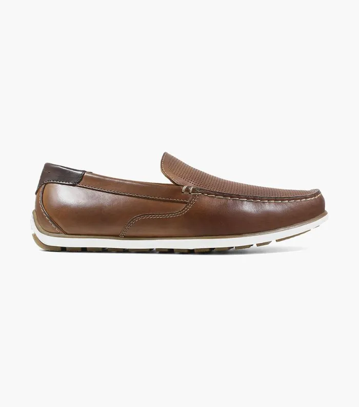 Men Sportster Moc Toe Venetian Driver Cognac Florsheim Casual Shoes