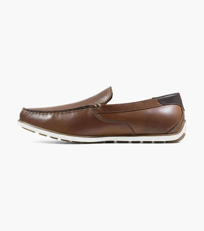 Men Sportster Moc Toe Venetian Driver Cognac Florsheim Casual Shoes