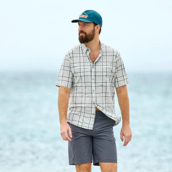Men Stonefly Stretch ShortSleeved Shirt Fern Orvis Shirts