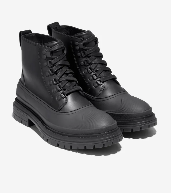 Men Stratton Shroud Waterproof Boots Black Cole Haan Boots