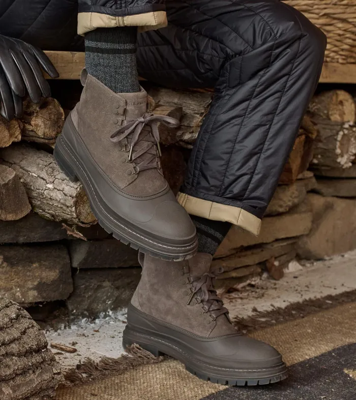 Men Stratton Shroud Waterproof Boots Moreldeep Olive Cole Haan Boots