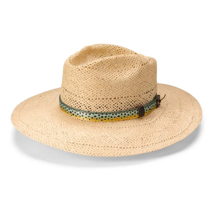 Men Stream Side Straw Hat Natural Orvis Hats