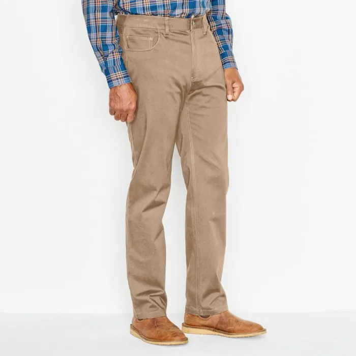 Men Stretch Tech Moleskin 5Pocket Pants Nubuck Orvis Pants