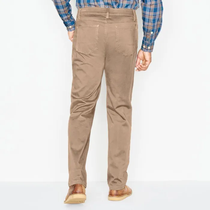 Men Stretch Tech Moleskin 5Pocket Pants Nubuck Orvis Pants