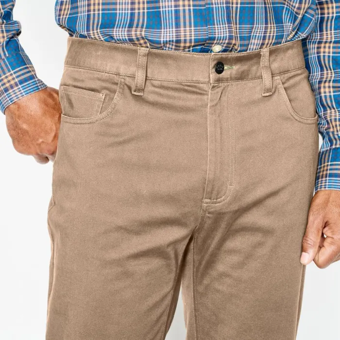 Men Stretch Tech Moleskin 5Pocket Pants Nubuck Orvis Pants