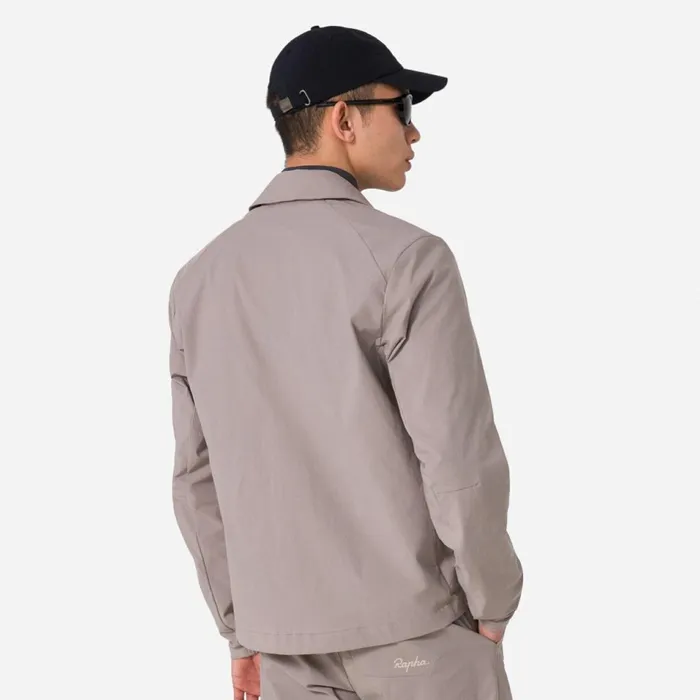 Men Tech Collar Jacket Blackgreydark Navyblackpale Brown Rapha Jackets and Vests