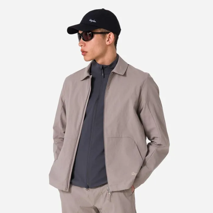 Men Tech Collar Jacket Blackgreydark Navyblackpale Brown Rapha Jackets and Vests
