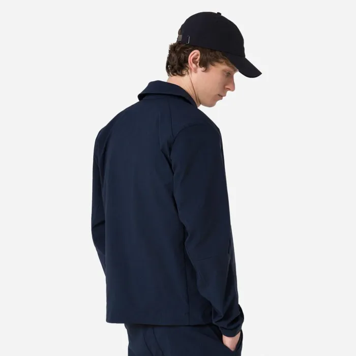 Men Tech Collar Jacket Blackgreydark Navyblackpale Brown Rapha Jackets and Vests