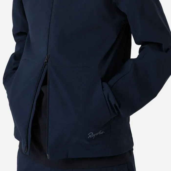 Men Tech Collar Jacket Blackgreydark Navyblackpale Brown Rapha Jackets and Vests