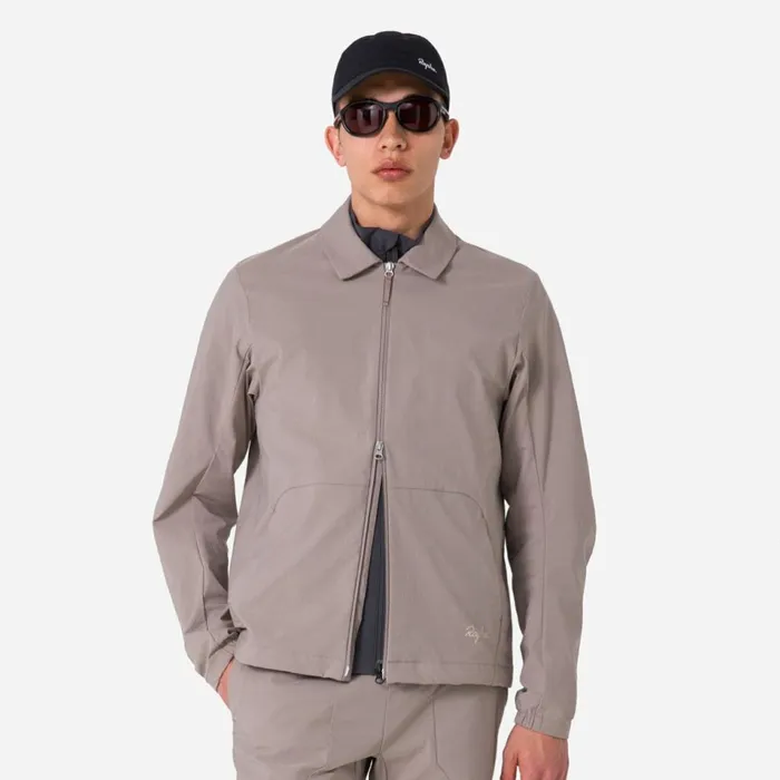 Men Tech Collar Jacket Blackgreydark Navyblackpale Brown Rapha Jackets and Vests
