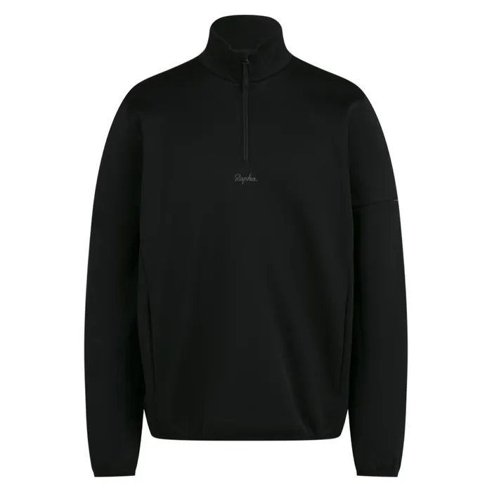 Men Tech Fleece Half Zip Blackgreynight Sky Pageant Blue Rapha Hoodies and Sweatshirts