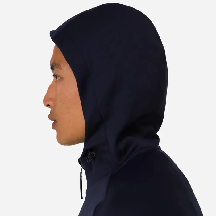 Men Tech Fleece Zip Hoodie Blackgreynight Sky Pageant Blue Rapha Hoodies and Sweatshirts