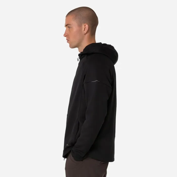 Men Tech Fleece Zip Hoodie Blackgreynight Sky Pageant Blue Rapha Hoodies and Sweatshirts