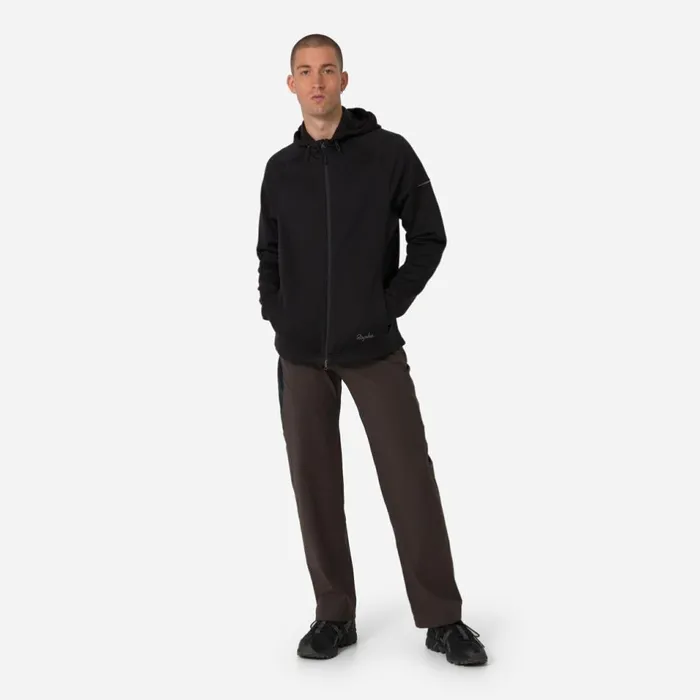 Men Tech Fleece Zip Hoodie Blackgreynight Sky Pageant Blue Rapha Hoodies and Sweatshirts