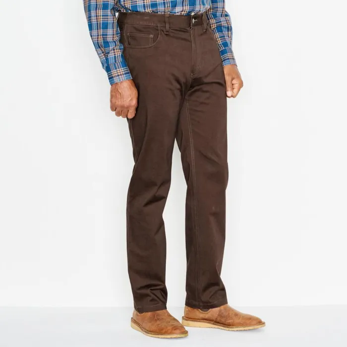 Men Tech Moleskin Chinos Dark Vicuna Orvis Pants