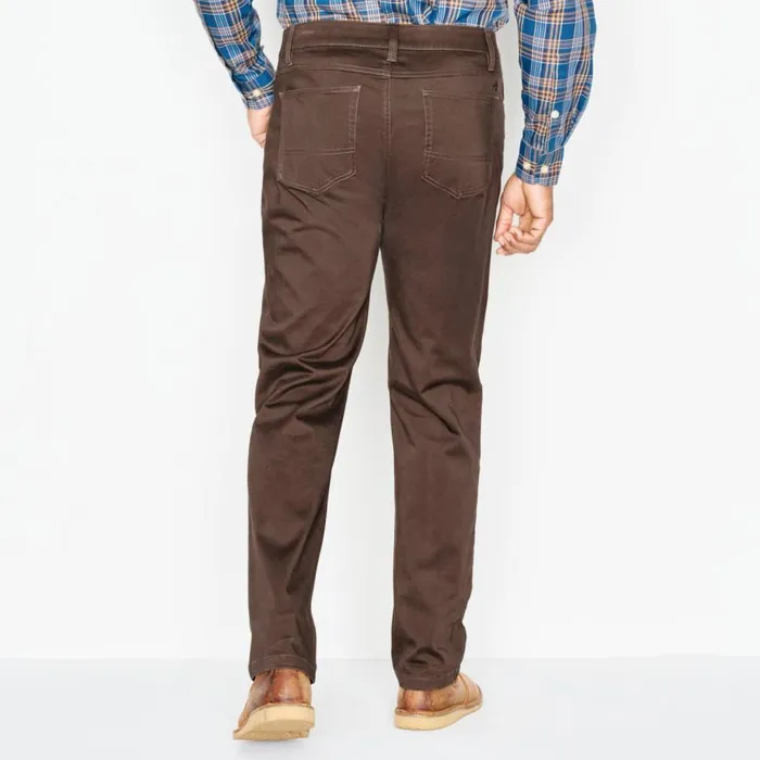 Men Tech Moleskin Chinos Dark Vicuna Orvis Pants